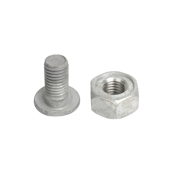A307 Highway Guard Rail Post Bolt With Nut HDG From China